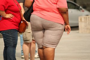 Fat Woman on the Street